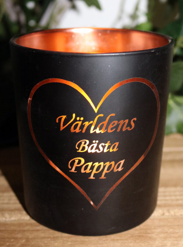 Ljuslykta Världens Bästa Pappa