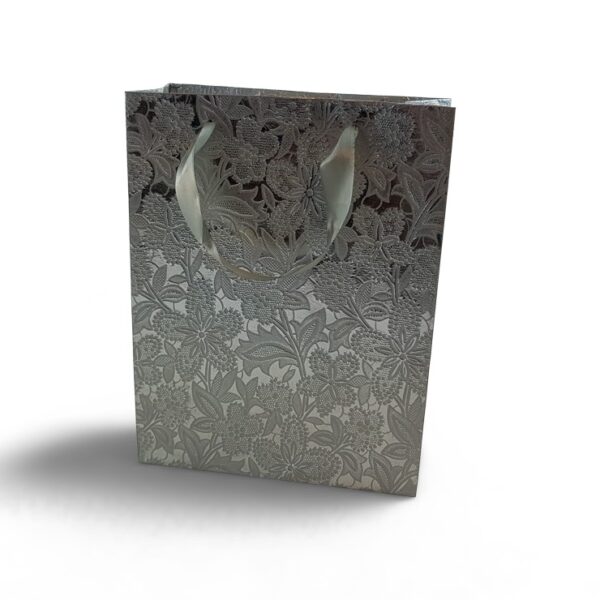 Påse papper silver large