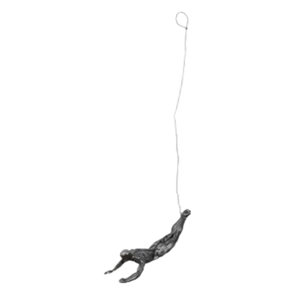 Dekoration Climbing men Antiksilver  30x12,5x8,5 cm