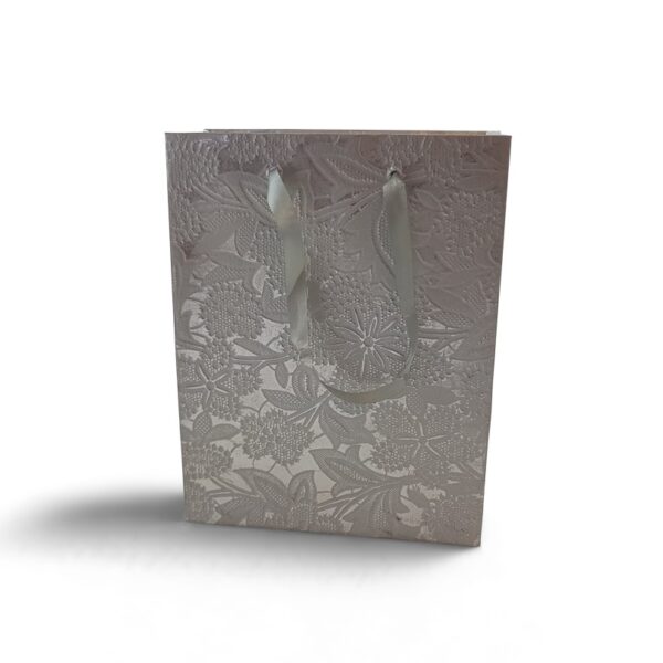 Påse papper silver medium