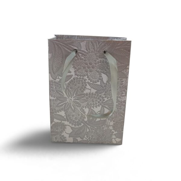 Påse papper silver small