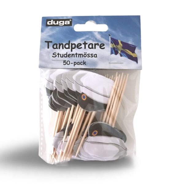 Tandpetare studentmössa 50pack
