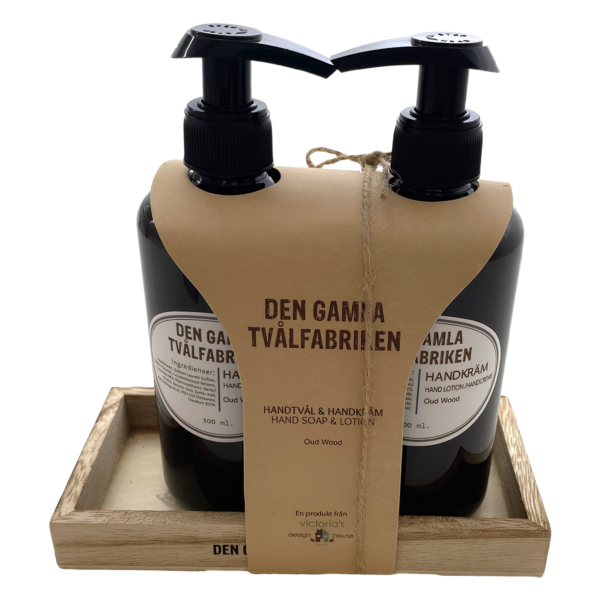 Presentset "Den Gamla Tvålfabriken" Oud Wood 2x300ml