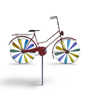 Trädgårdsdekoration Cykel Färgglad Metall