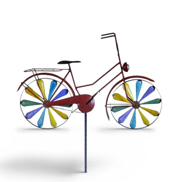 Trädgårdsdekoration Cykel Färgglad Metall